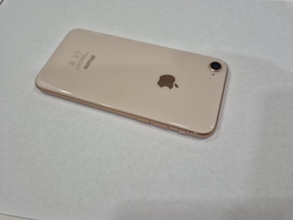 JAK NOWY Telefon Apple Iphone 8 64GB Złoty BATERIA 100% DZIERŻONIÓW
