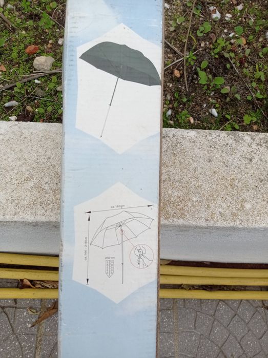 Chapéu de chuva para pesca