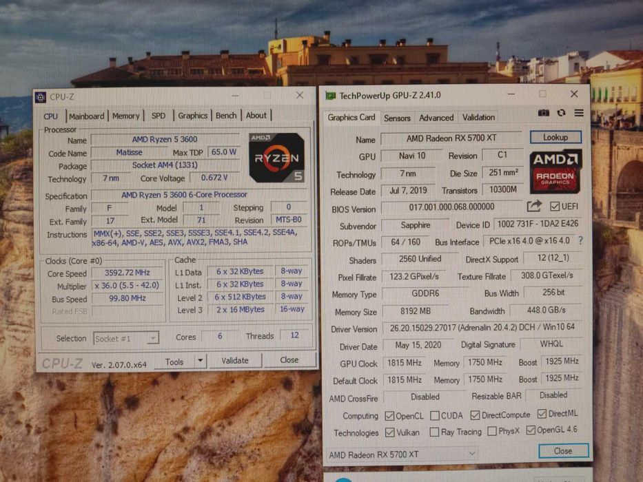ИГРОВОЙ КОМП AMD Ryzen 5 3600, RX 5700XT(8Gb) ,DDR4 (16 Gb),SSD 256 Gb