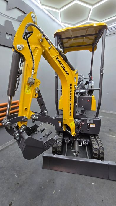 Nowa Minikoparka BK1250JSR JOYSTICK skrętne ramie Berger Kraus