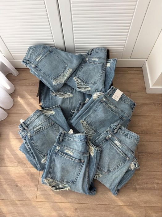 Джинси boyfriend з подертостями Zara бестселер