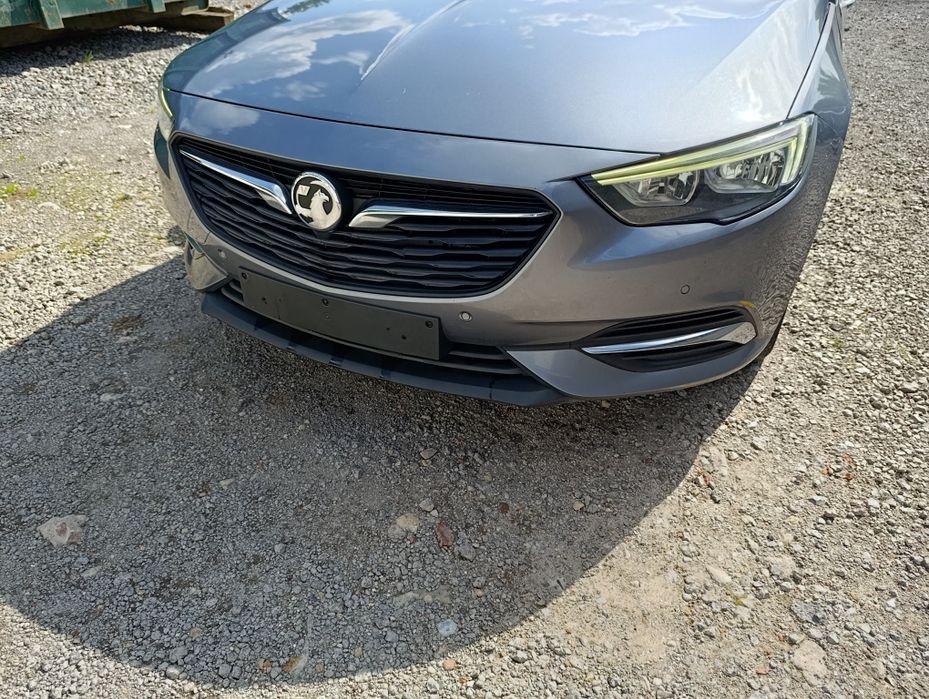 Przód kompletny Opel Insignia b 2017- maska zderzak pas przedni chłodnice 2.0cdti 170km zestaw części do przodu lakier z 10b podłużnicą fartuch kielic