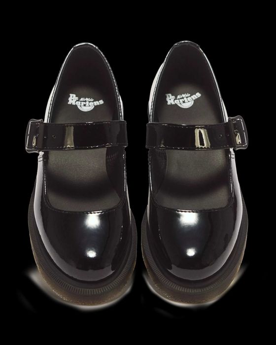 Dr. Martens Mariel II Patent Mary Jane półbuty lakierowane czarne 39