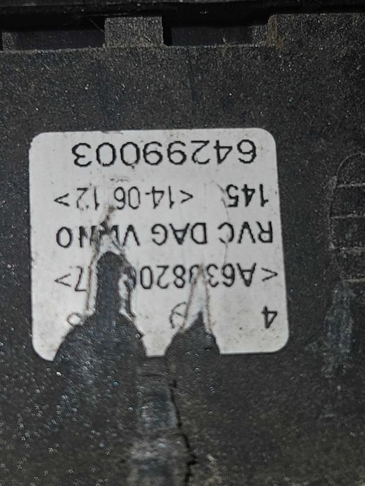 Kamera cofania mercedes 639 viano uszkodzona