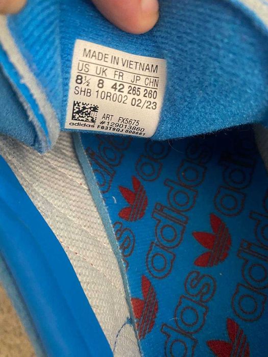 Handball Spezial blue/light red art FX5675