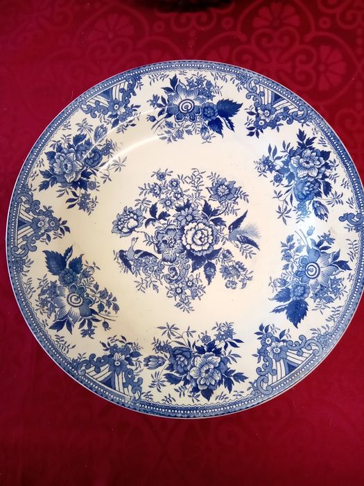 Prato/pratão com 32cm Sacavém motivo faizão,