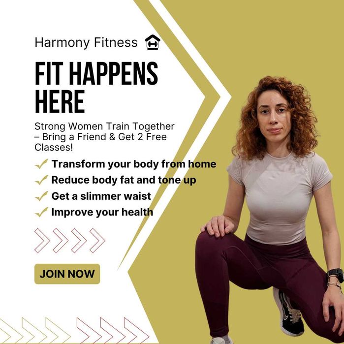 ONLINE Personal Training for WOMEN- Online Group Classes