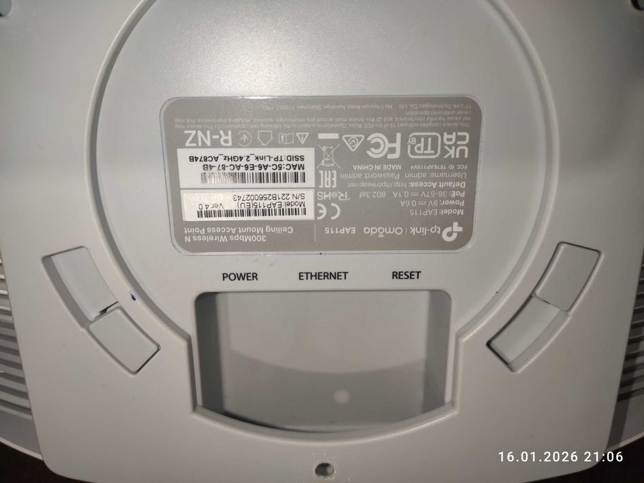 Access Point TP Link EAP115 POE