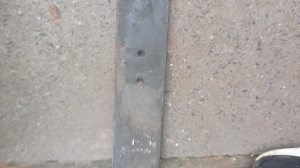 Лист коренной передней рессоры ЗИЛ 130 ст.обр. под 2 отверстия СССР.