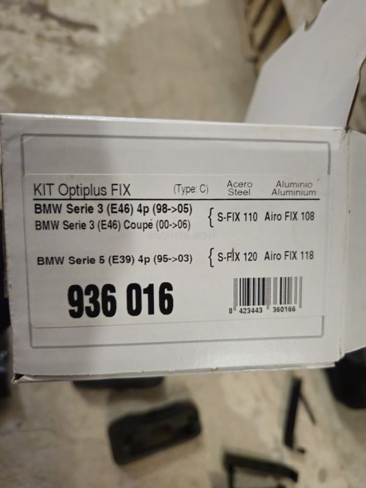 Belki dachowe relingi Cruz Airo 108 mm
