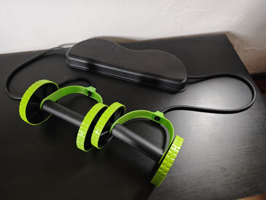 Roda Abdominal Multifuncional com Elástico