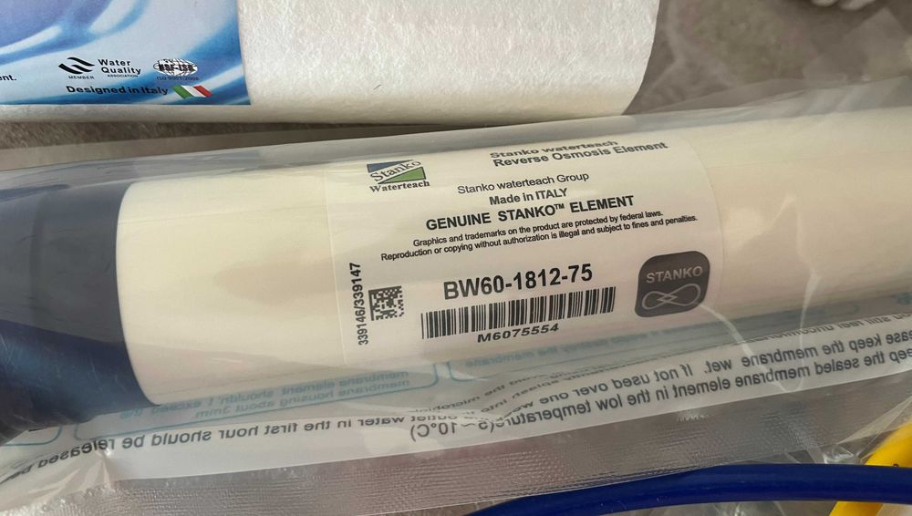 Зворотний осмос з помпою і мінералізатором фільтр води преміум Італія