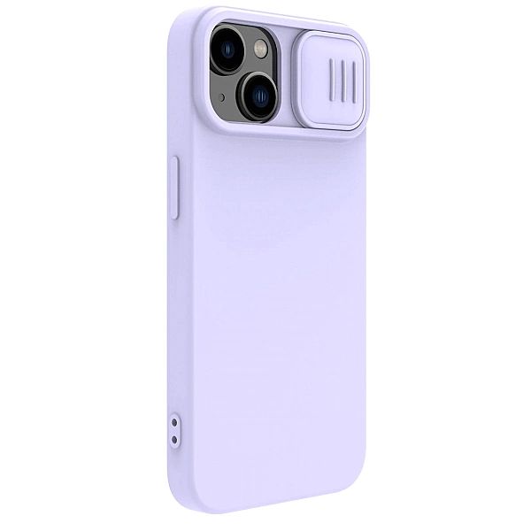 Nillkin CamShield Silky Silicone Case etui iPhone 14 Plus pokrowiec z