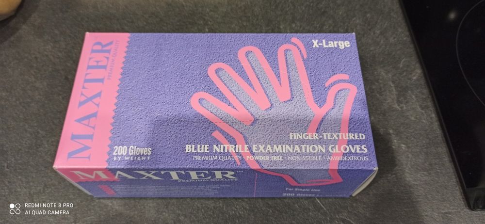 Rekawiczki nitrylowe Maxter 200 szt XL