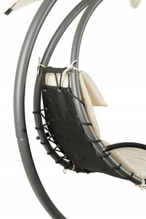 HUŚTAWKA Ogrodowa LEŻAK / Fotel wiszący - BEŻOWY