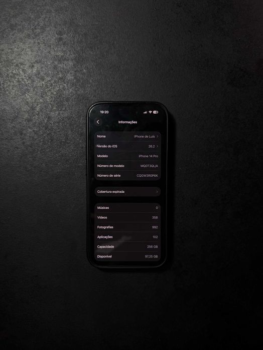 iPhone 14 Pro - 256GB - Preto