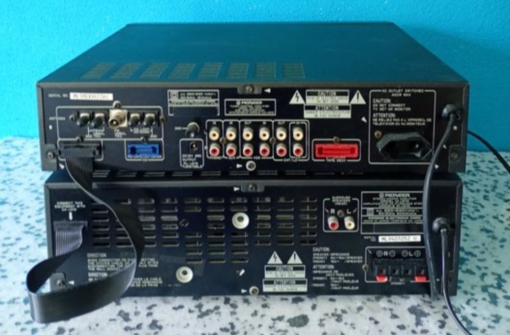 Amplificador Pioneer - 1992 - 2 peças