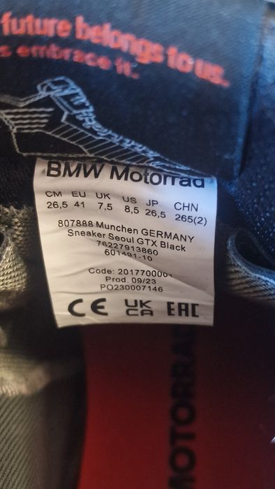 Bota BMW Seoul Gtx Black 41