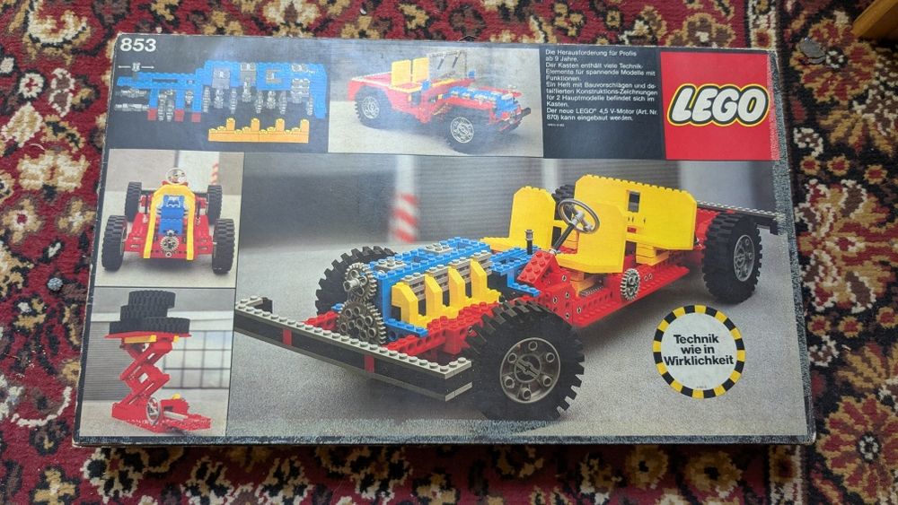 Technic 853 Lego Auto Chassis Lego Technic 853 Auto Chassis Pszczyna •