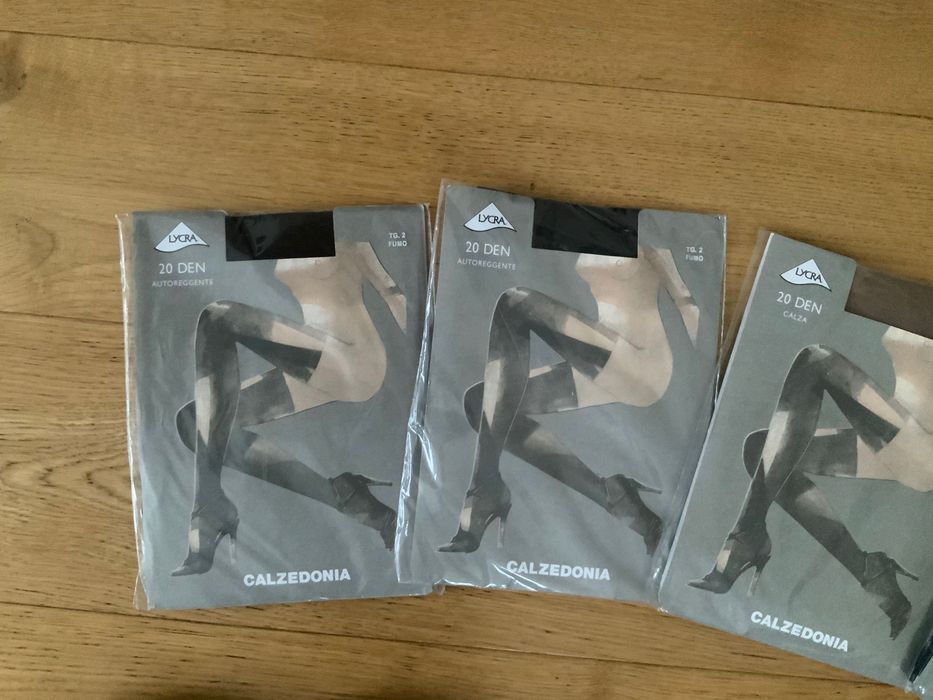 Zestaw pończoch CALZEDONIA 4 opakowania 20DEN NOWE