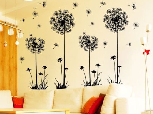 Dente-de-leão (vinil autocolante decorativo) (portes gratuitos)