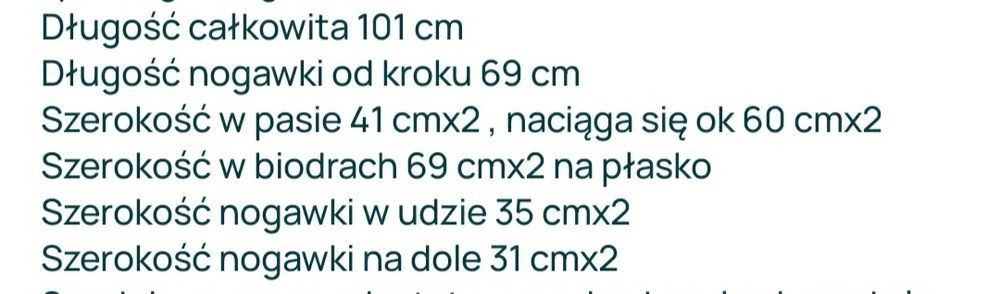 Brązowe spodnie z szeroką nogawką xl-xxl