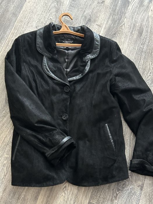 Куртка піджак шкіряна