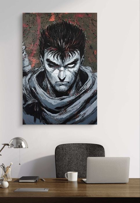 Guts pintura original em tela