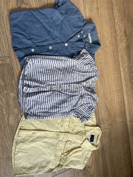 Koszule letnie chłopięce z krótkim rękawem 98 h&M NEXT lupilu