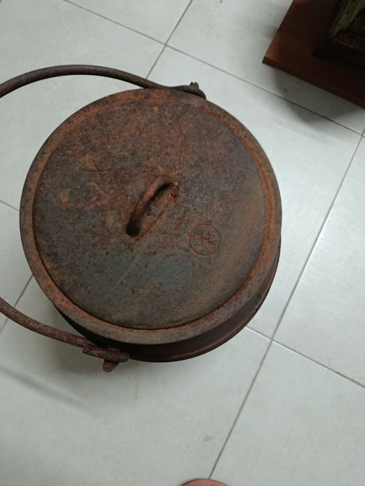 Panela de Ferro Antiga 10 Litros