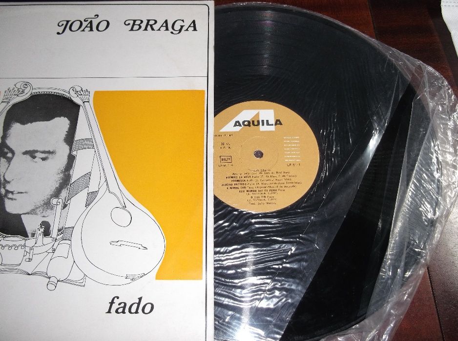 Vinyl vinil João Braga, Fado guitarras Raul Nery Prod. João Martins #R