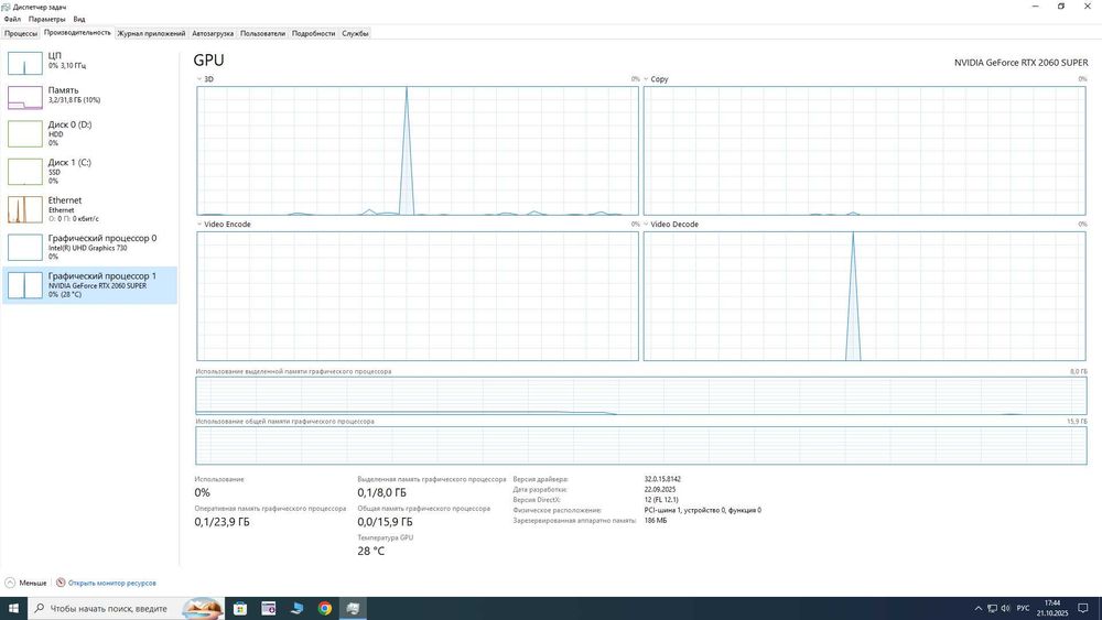 НОВЫЙ игровой ПК/Intel i5-12400(не F)/RTX 2060 Super/Ram 32gb DDR4