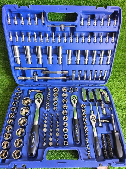 Mala de ferramentas roquetes 172pcs Chrome vanádio