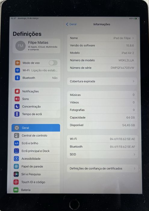 Apple Ipad Air 2 64Gb