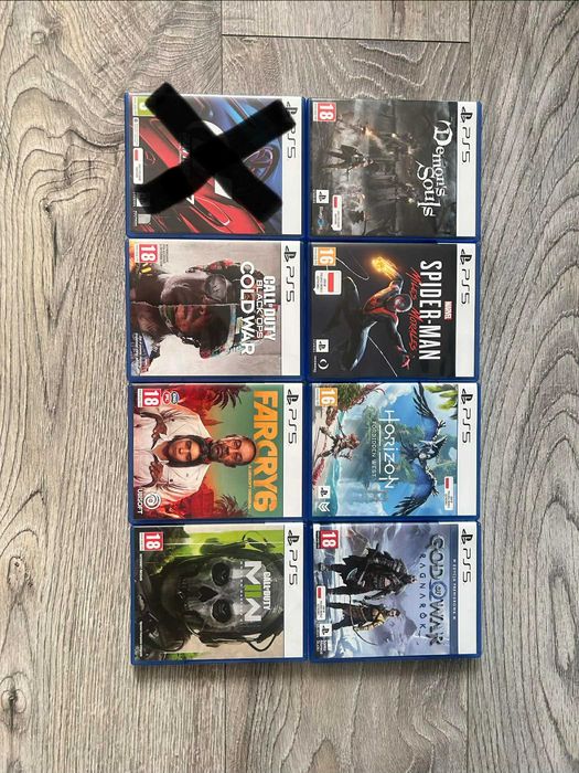 Gry PS4 / PS5 / PS2 – 30+ tytułów, używane, okazja