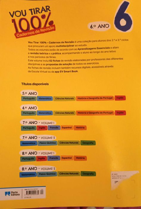 Caderno Revisão Exercícios todas as disciplinas 6° Ano- Vou tirar 100%