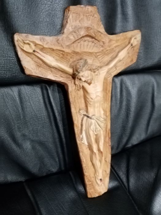 Crucifixo em muito bom estado alt cm 33 larg 21