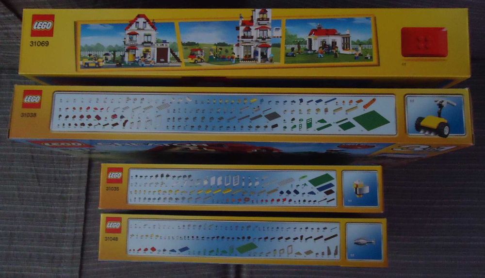 LEGO® Creator Casas 31038, 31069, 31035 e 31048 - Novos