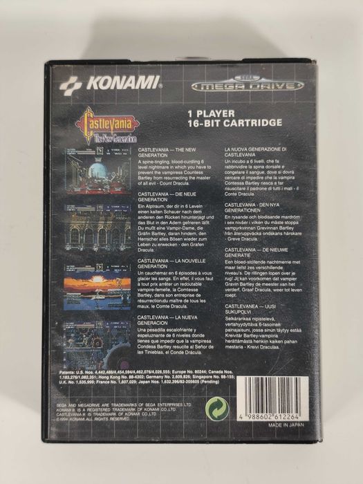 Castlevania New Generation - Sega Mega Drive