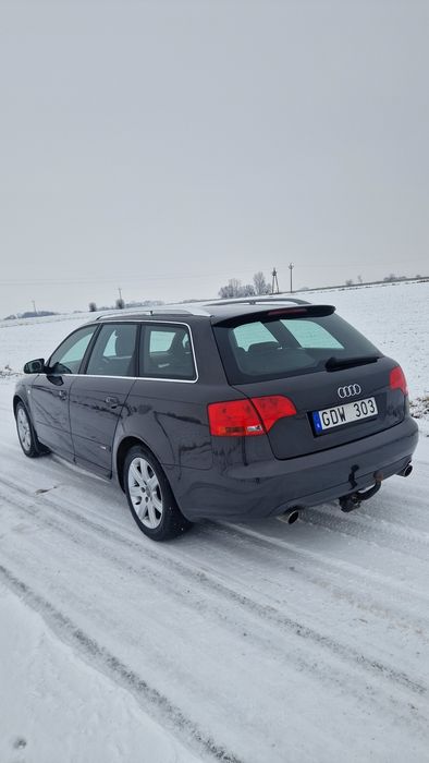 Audi A4 B7 1.8T Quattro 163 km 2007r, 2xS line Bixenon Duży serwis !