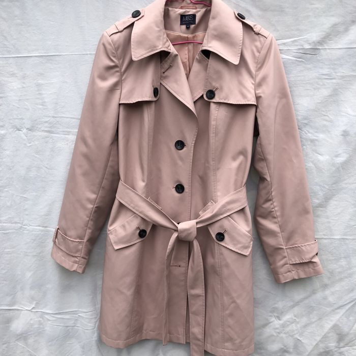 Тренч жіночий ніжно рожевий колір