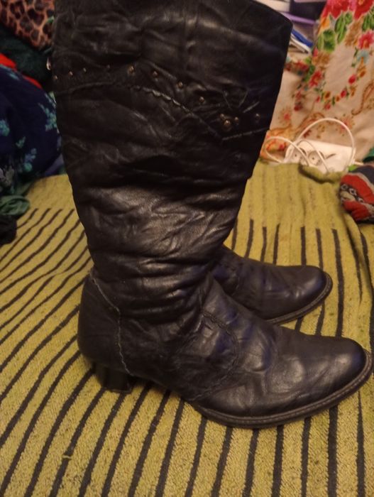 Buty damskie skórzane