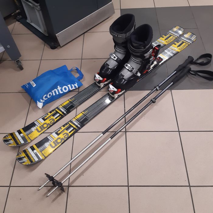 narty Elan Sierra 154cm+buty 42+foki,kije
