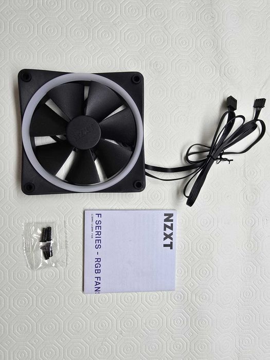 Pair of NZXT F120 RGB 120mm Fans (New)64170845396097121