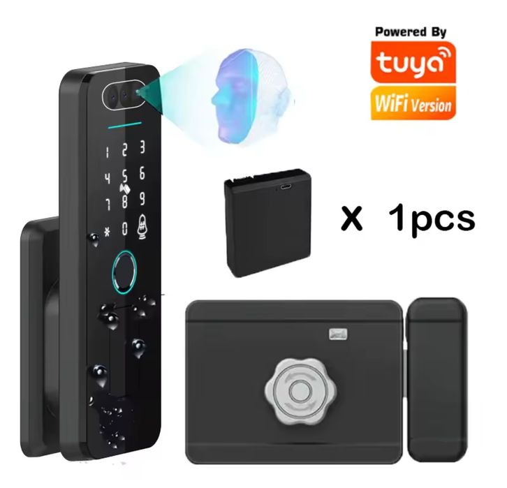 Tuya Замок з розпізнаванням обличчя на калітку забор двері офіс склад