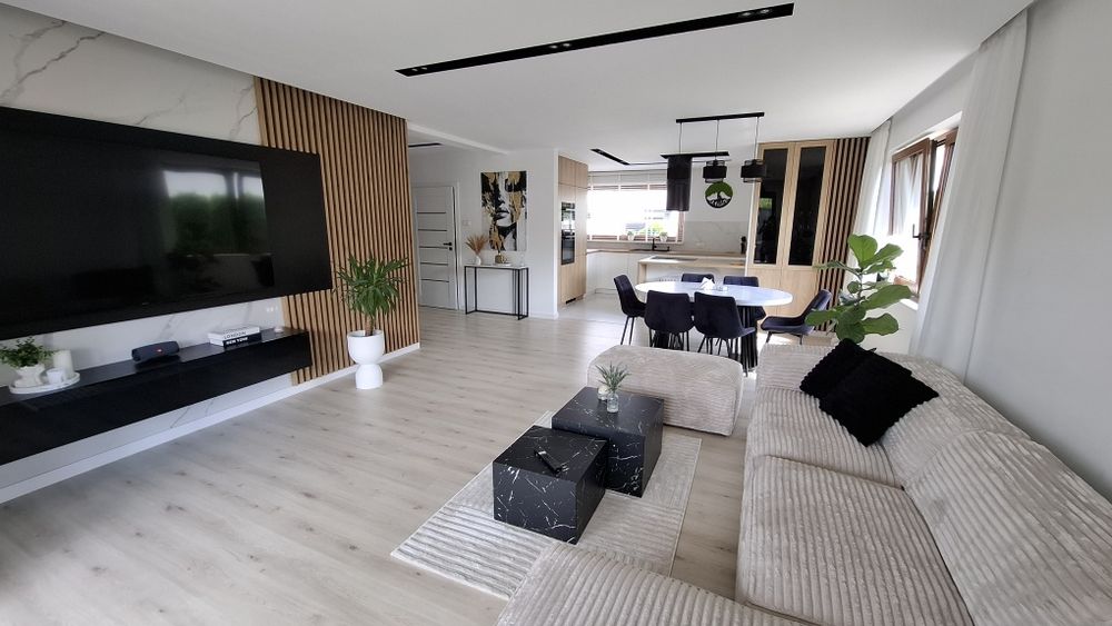 DOM 140m2 + garaż 36m2 Bełchatów - Nowy Świat (z wyposażeniem)