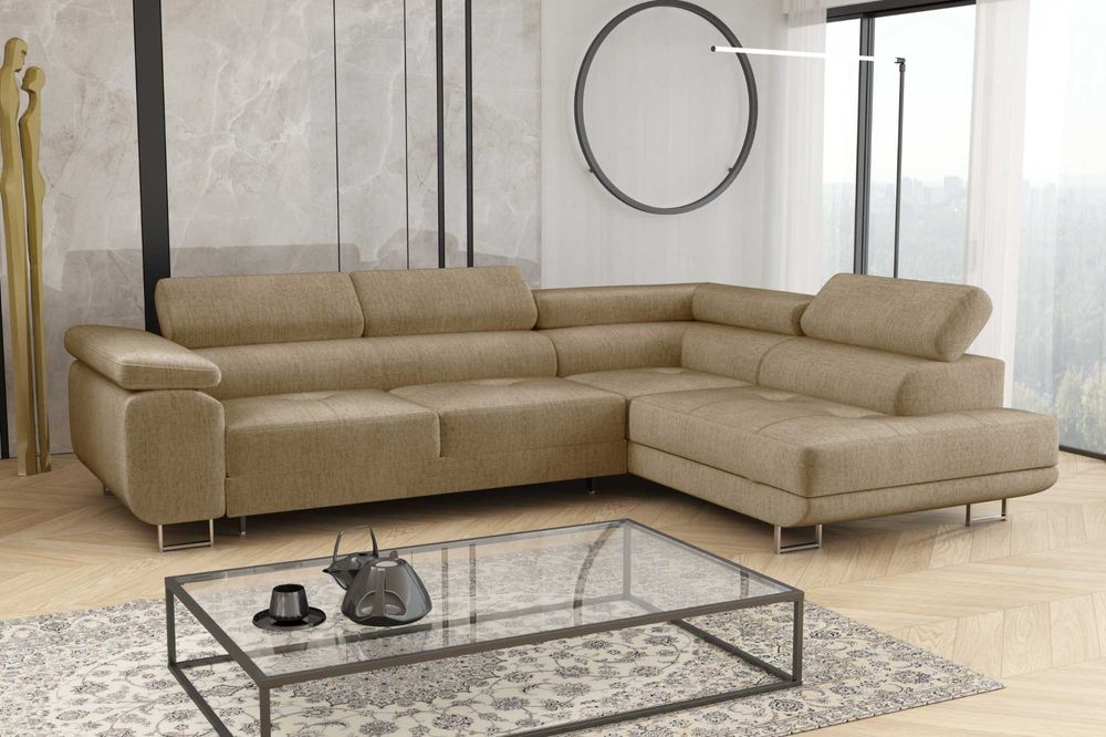 Narożnik Rio. Rogówka. Regulowane zagłówki. Sprężyny! Szybka dostawa!