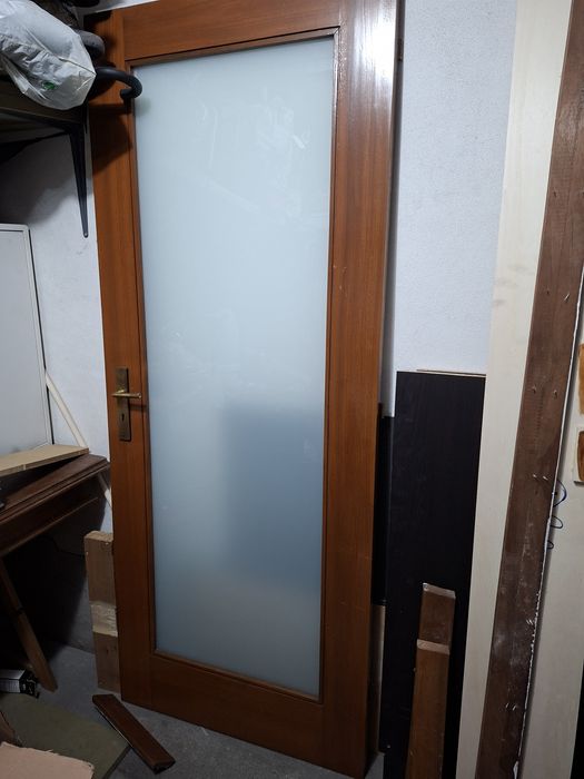 Porta interior com vidro