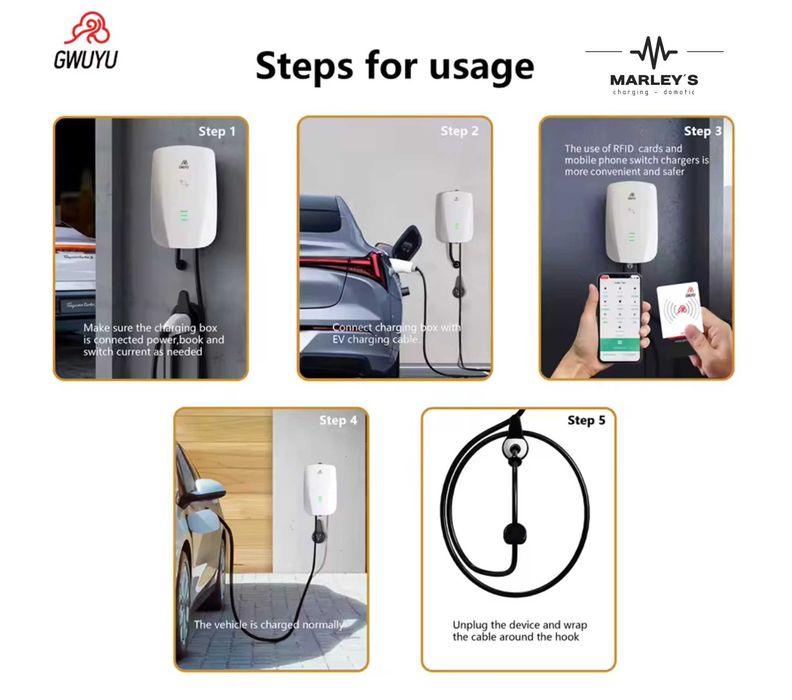 Wallbox Wall Charger - 7.6 kW - 32 A - with APP and Cards64738567018755124