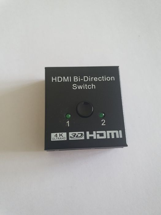 Dwukierunkowy switch HDMI 2.0 2x1 rozdzielacz splitter sygnału 4K 60Hz